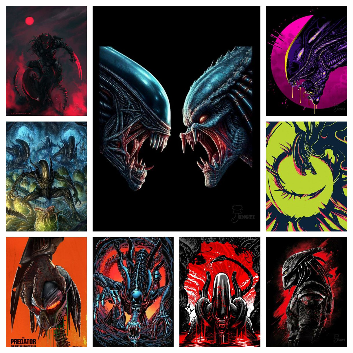 Embroidery Vs Stitching - 2025 Nuovo Alien vs Predator Personaggio