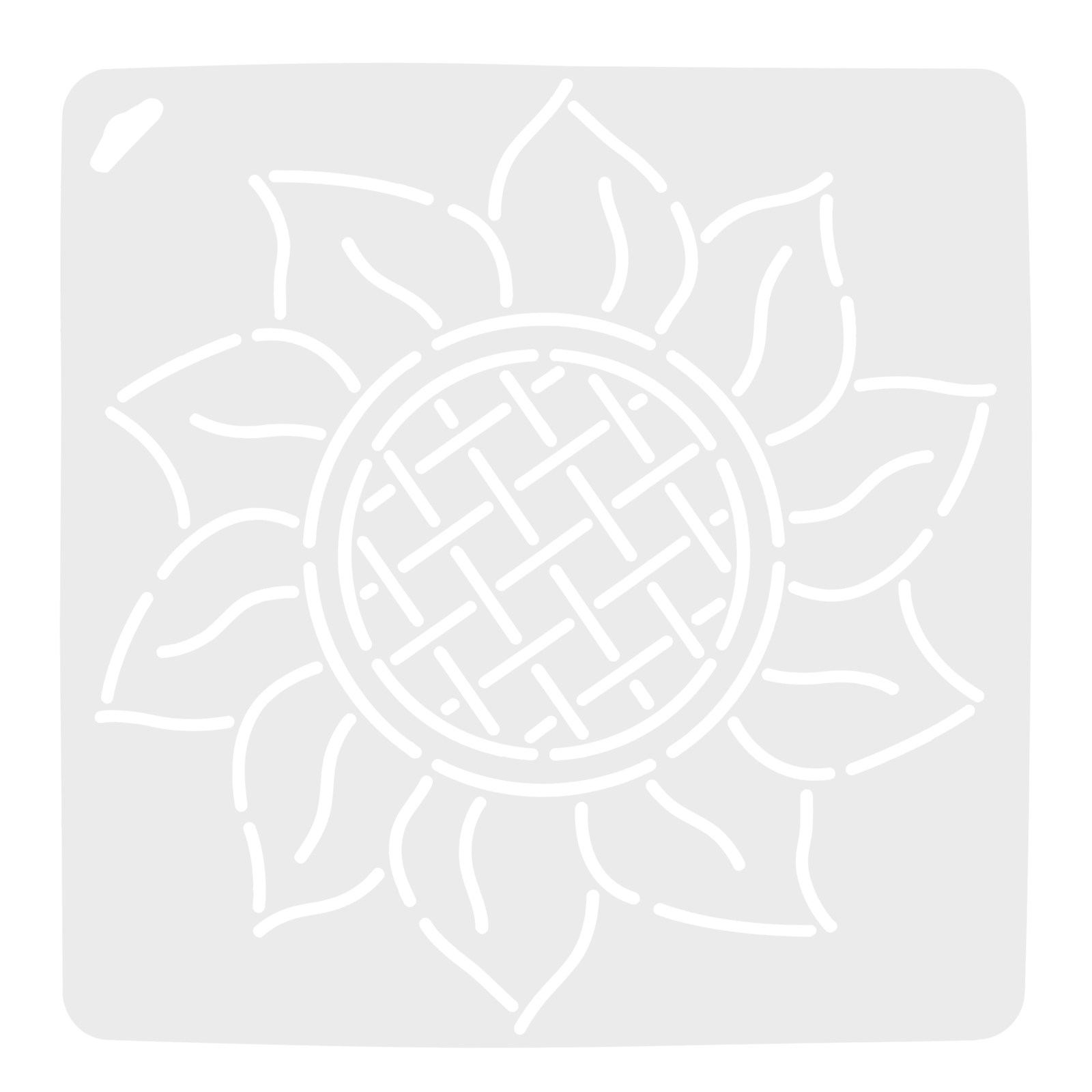 Embroidery Quilting - Modello per Quilting in Plastica Cava,