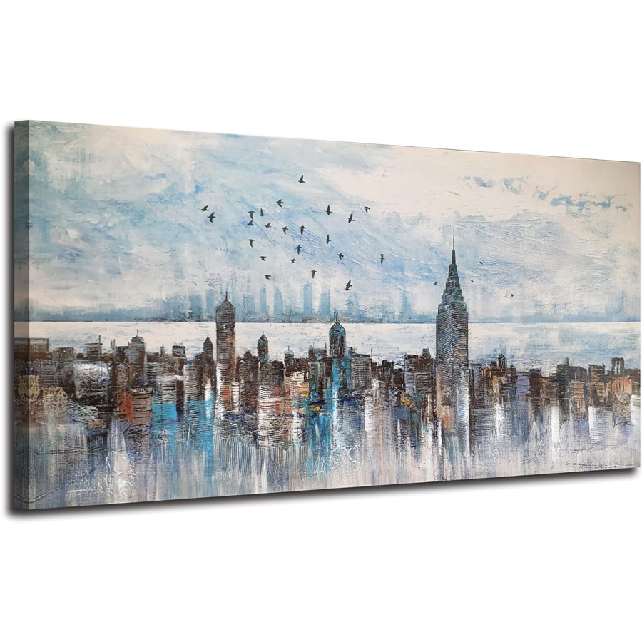 Embroidery York - Diamante ricamo Paesaggio urbano New York