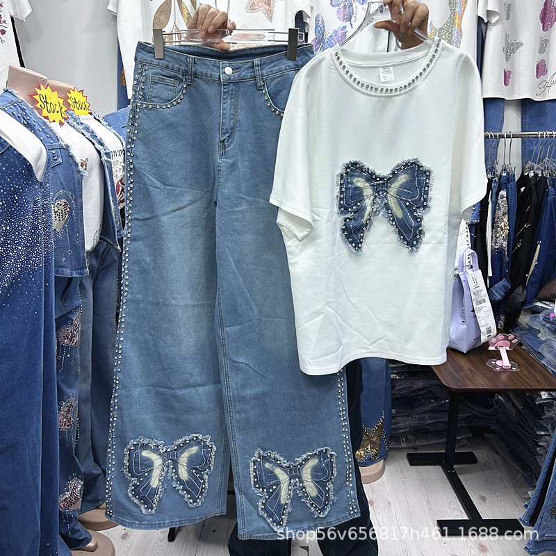 Embroidery Uniforms - T-shirt a maniche corte bianca con
