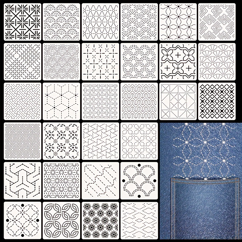 Embroidery Quilting - 30 modelli di ricamo, modelli di