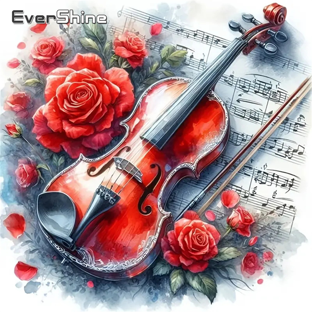 Embroidery Rose Stitch - Evershine pittura diamante fai da te