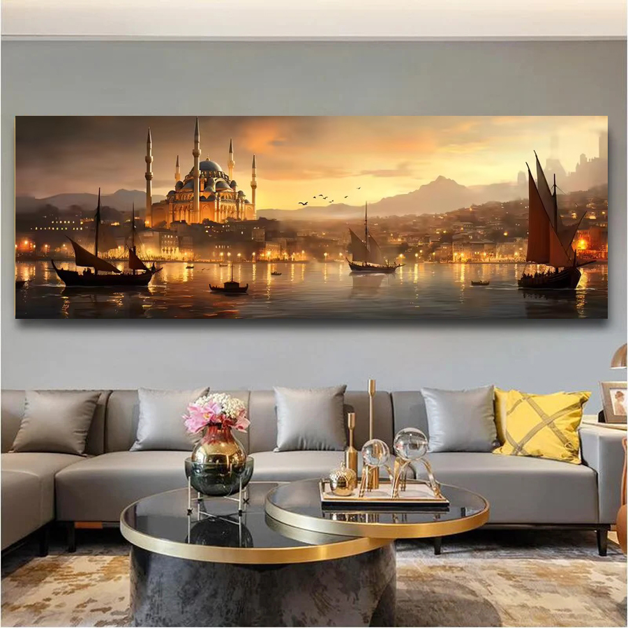 Embroidery York - Pittura diamantata Porto Istanbul, Venezia, New