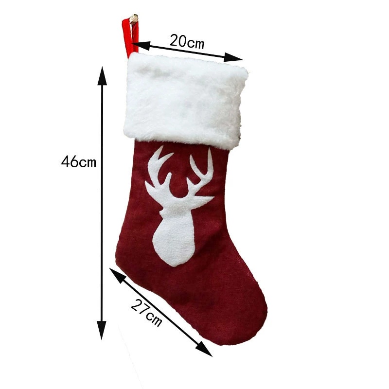 Calza rossa di Babbo Natale Al - Embroidery Xmas Stocking recensione e prezzo