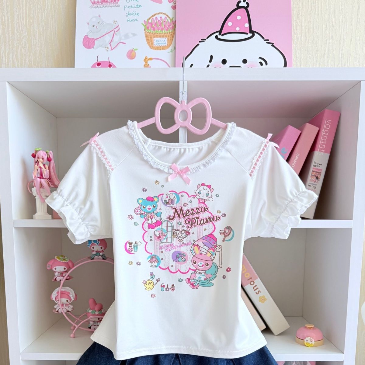 Set di gonne dolci giapponesi  - Embroidery Cotton Shirt recensione e prezzo