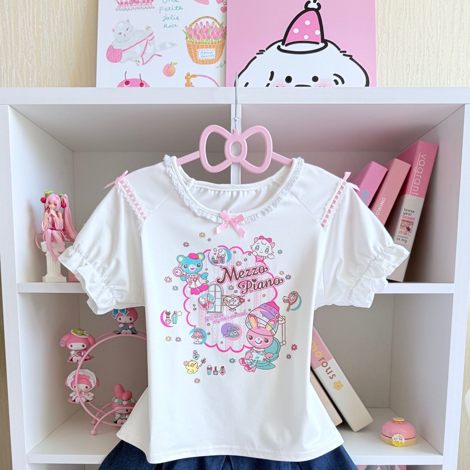 Set di gonne dolci giapponesi  - Embroidery Cotton Shirt recensione e prezzo