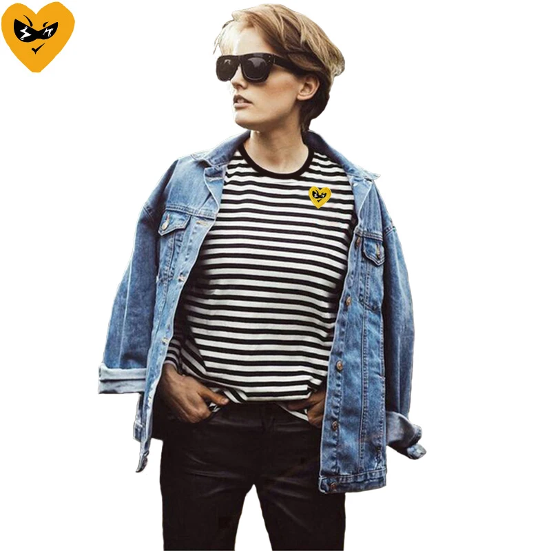 Break Egg T-shirt a righe da d - Embroidery Viewer recensione e prezzo