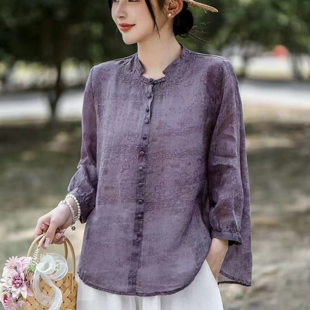 Camicette a maniche a tre quar - Embroidery Pashmina recensione e prezzo