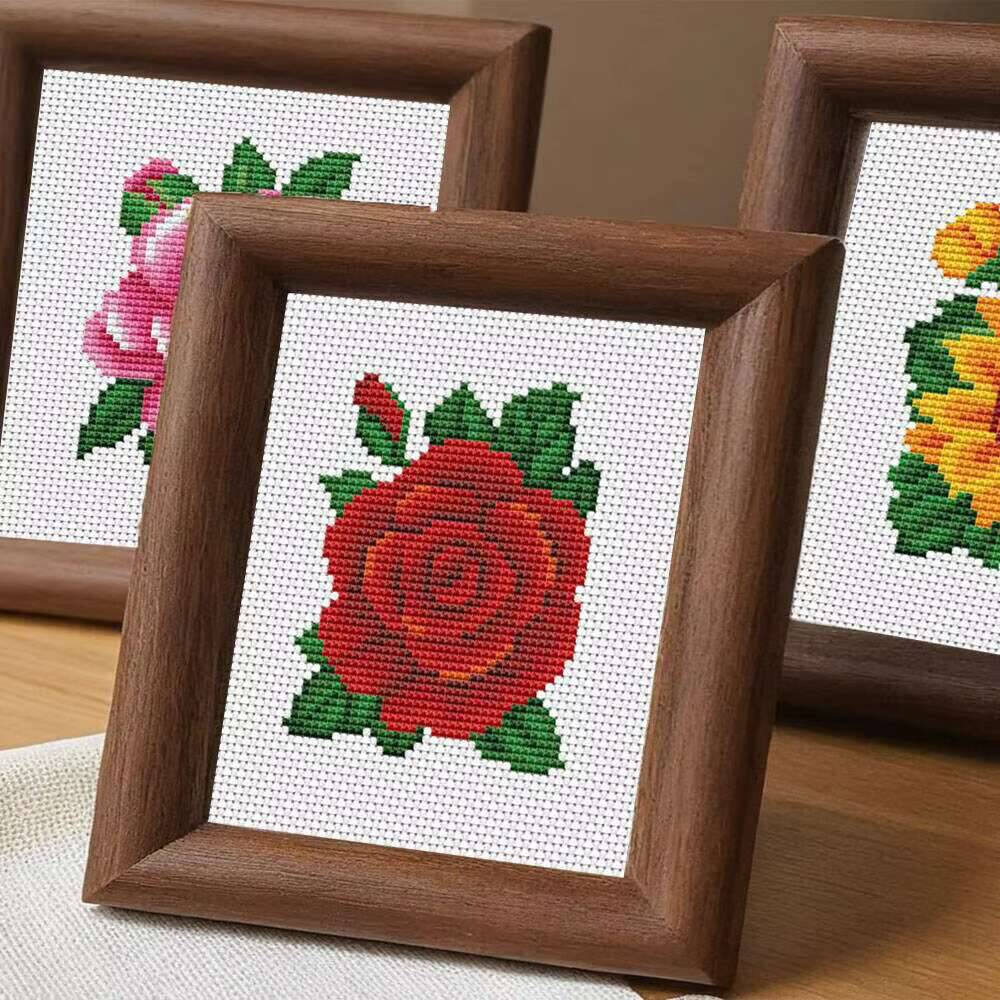 Huacan MINI Punto Croce Fiore  - Embroidery Rose Stitch recensione e prezzo