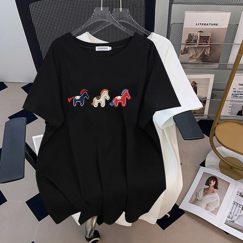 T-shirt Ricamata con Pony da D - Embroidery Cotton Shirt recensione e prezzo