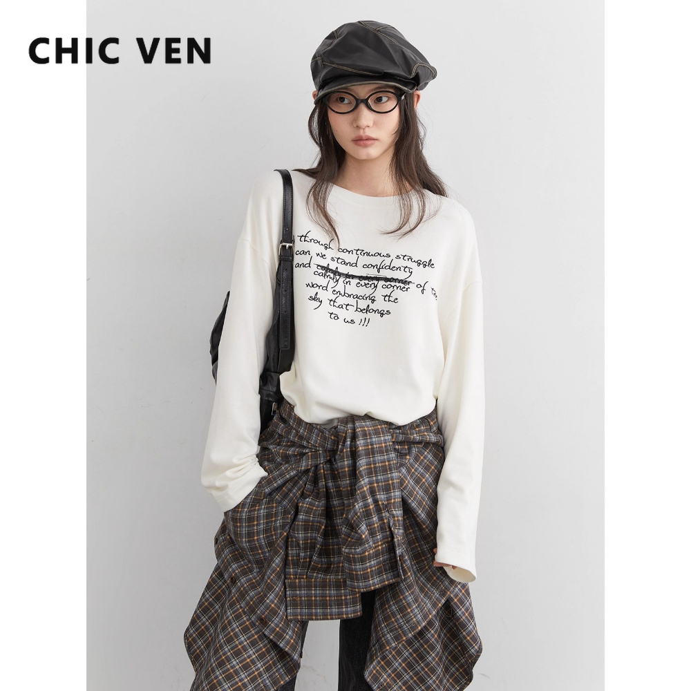 CHIC VEN Nuove donne a maniche - Embroidery Font recensione e prezzo
