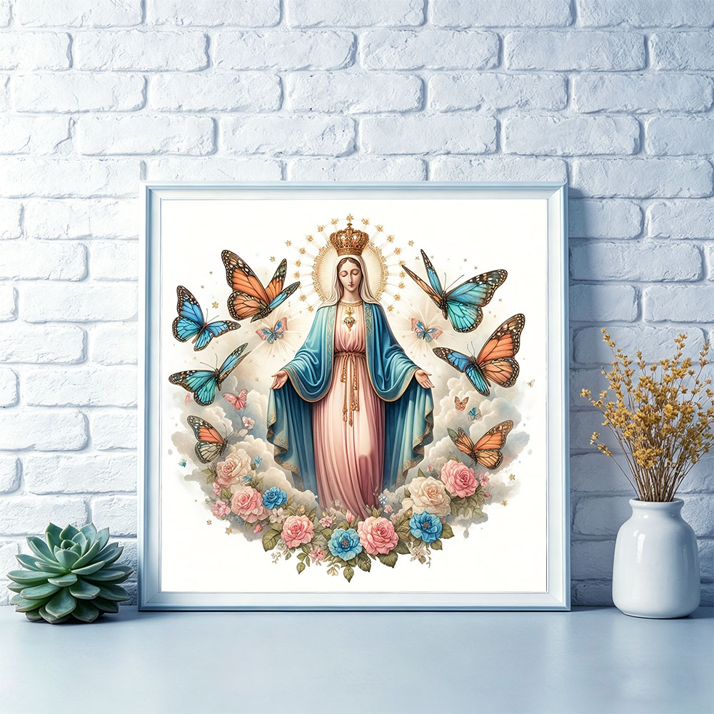 Kit per Ricamo HUACAN, Ritratt - Embroidery Rose Stitch recensione e prezzo