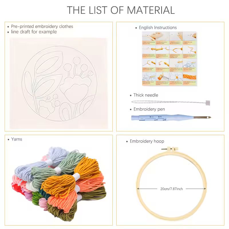 Kit Fai-da-te Punch Needle con - Embroidery Converter recensione e prezzo
