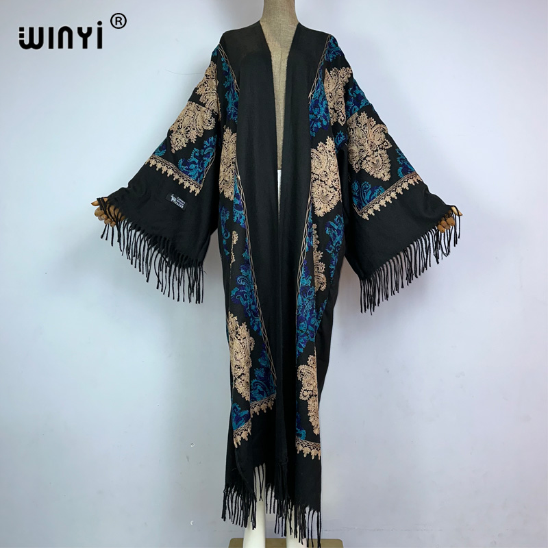 WINYI Donne di Inverno nappa P - Embroidery Pashmina recensione e prezzo
