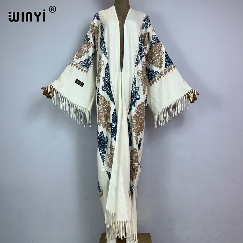WINYI Donne di Inverno nappa P - Embroidery Pashmina recensione e prezzo