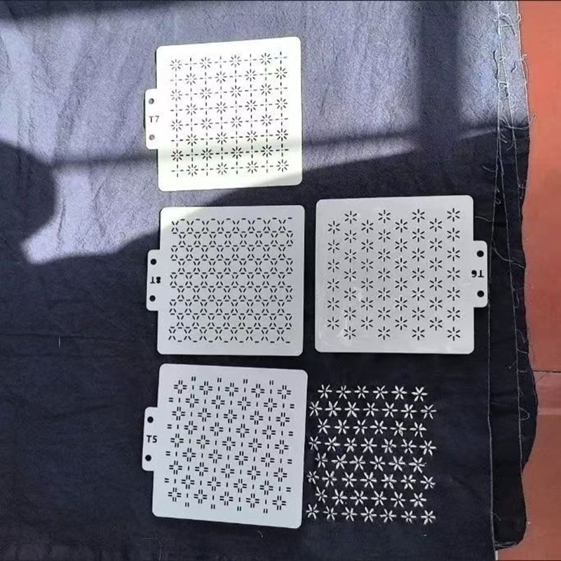 Set di 30 stencil Sashiko, mod - Embroidery Quilting recensione e prezzo
