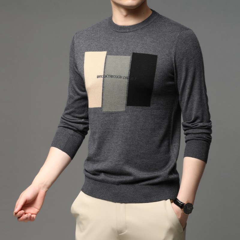 Maglione da uomo lavorato a ma - Embroidery Font recensione e prezzo