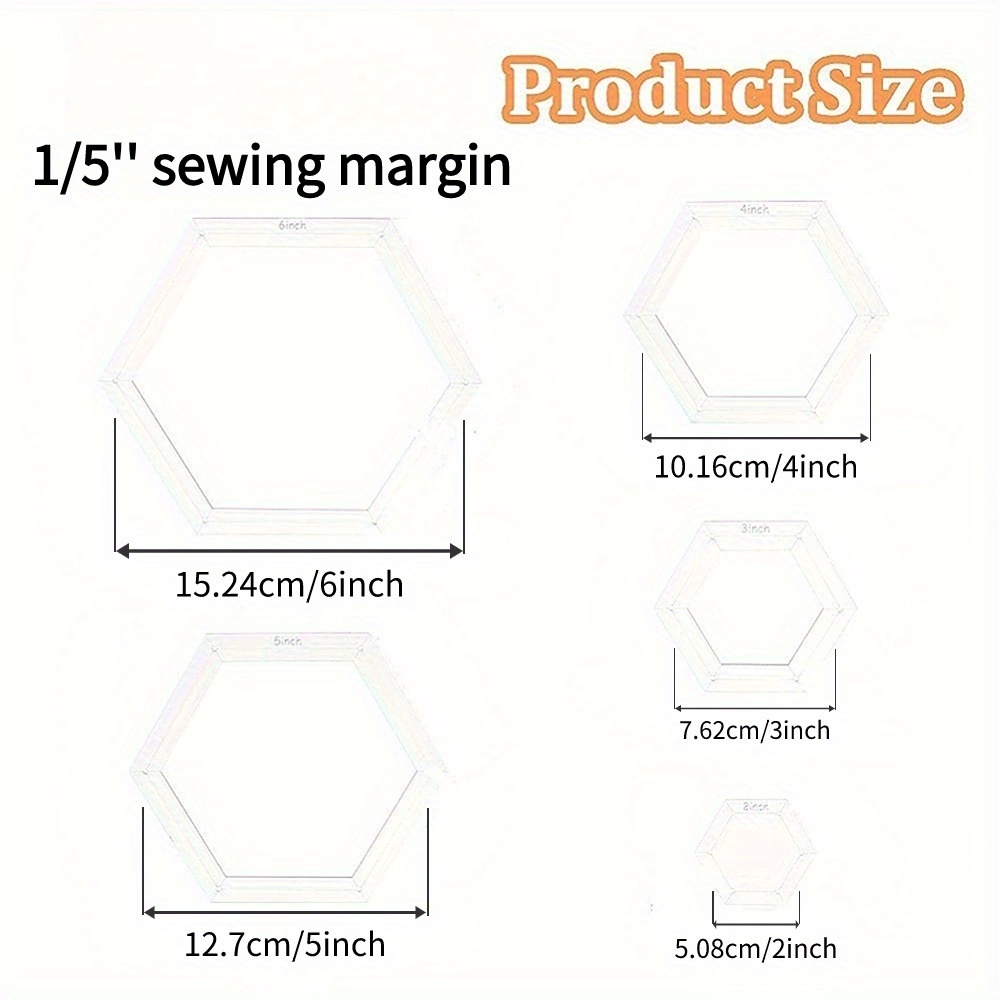 Set di 5 Modelli Esagonali per - Embroidery Quilting recensione e prezzo