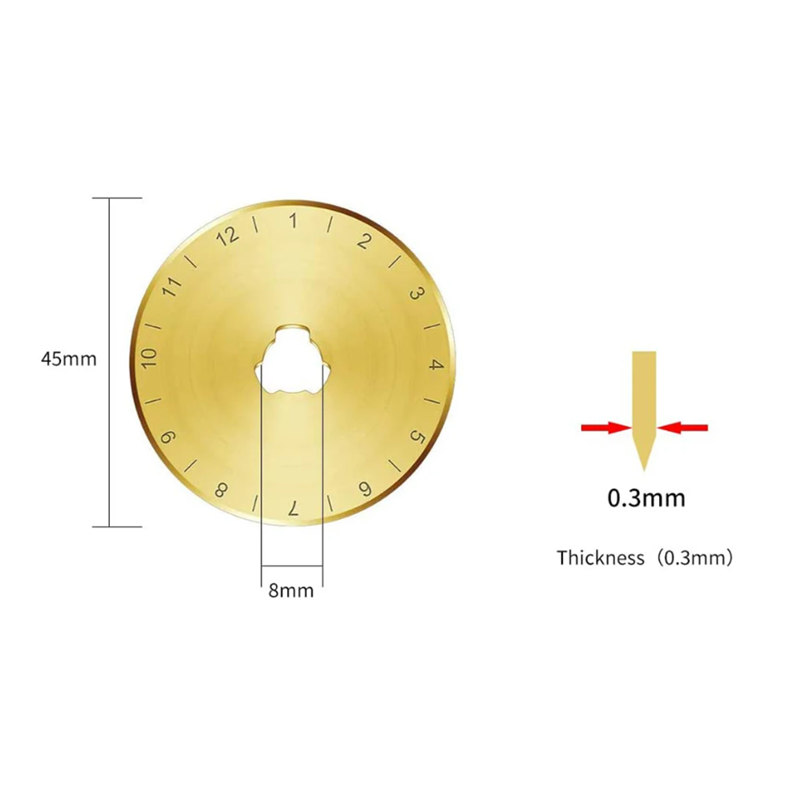 10 Lame Rotanti Rivestite in T - Embroidery Converter recensione e prezzo