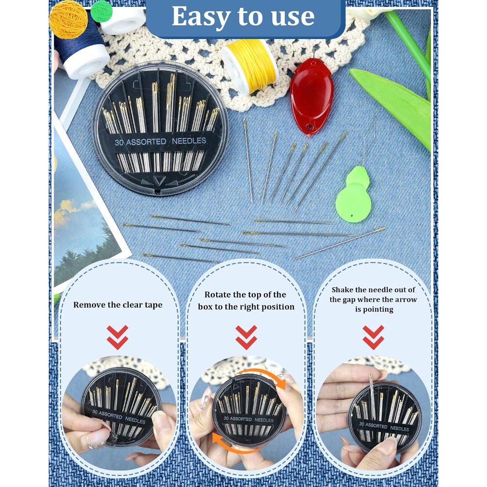 Set di 30 Aghi da Cucito in Ac - Embroidery Quilting recensione e prezzo