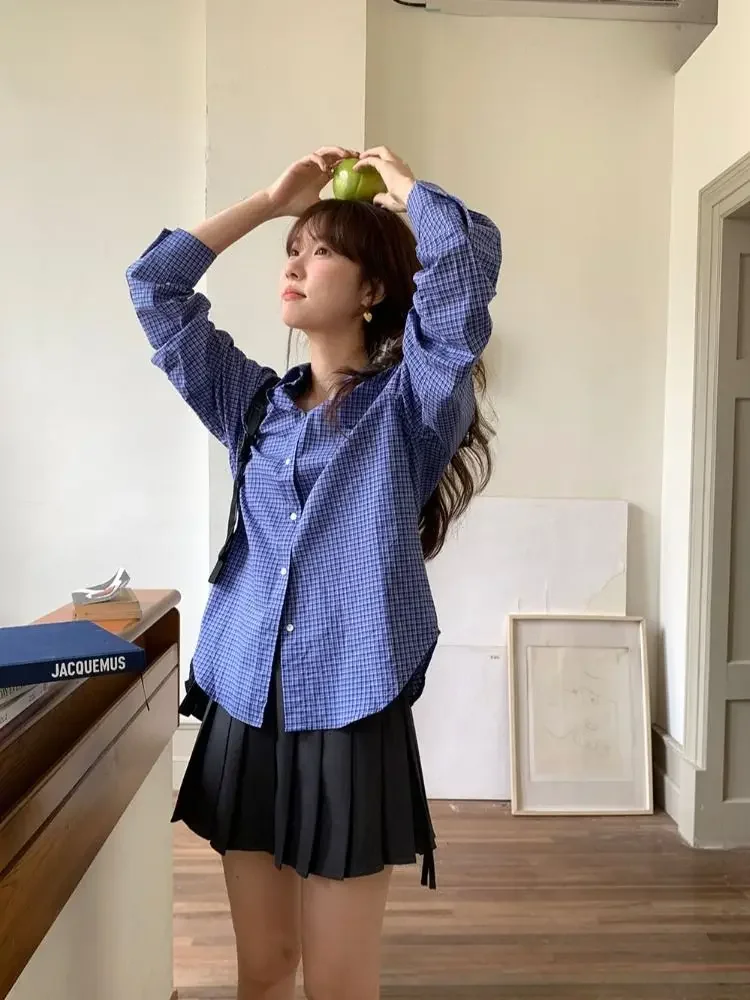 Camicie scozzesi blu vintage p - Embroidery Font recensione e prezzo
