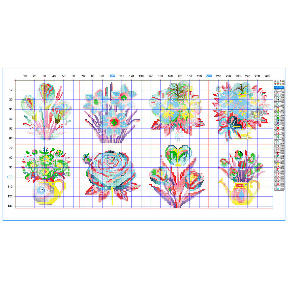 Evershine Set di 8 Mini Vasi c - Embroidery Rose Stitch recensione e prezzo