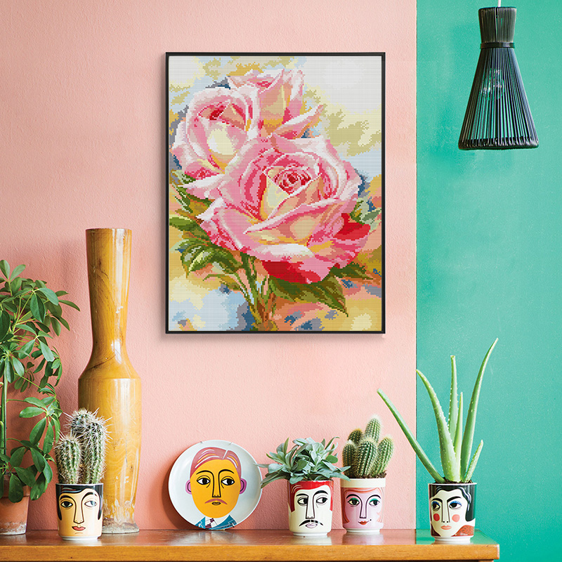 Joy Sunday Kit punto croce fai - Embroidery Rose Stitch recensione e prezzo