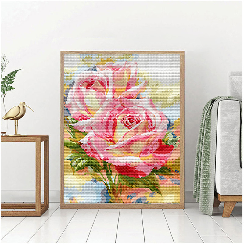 Joy Sunday Kit punto croce fai - Embroidery Rose Stitch recensione e prezzo