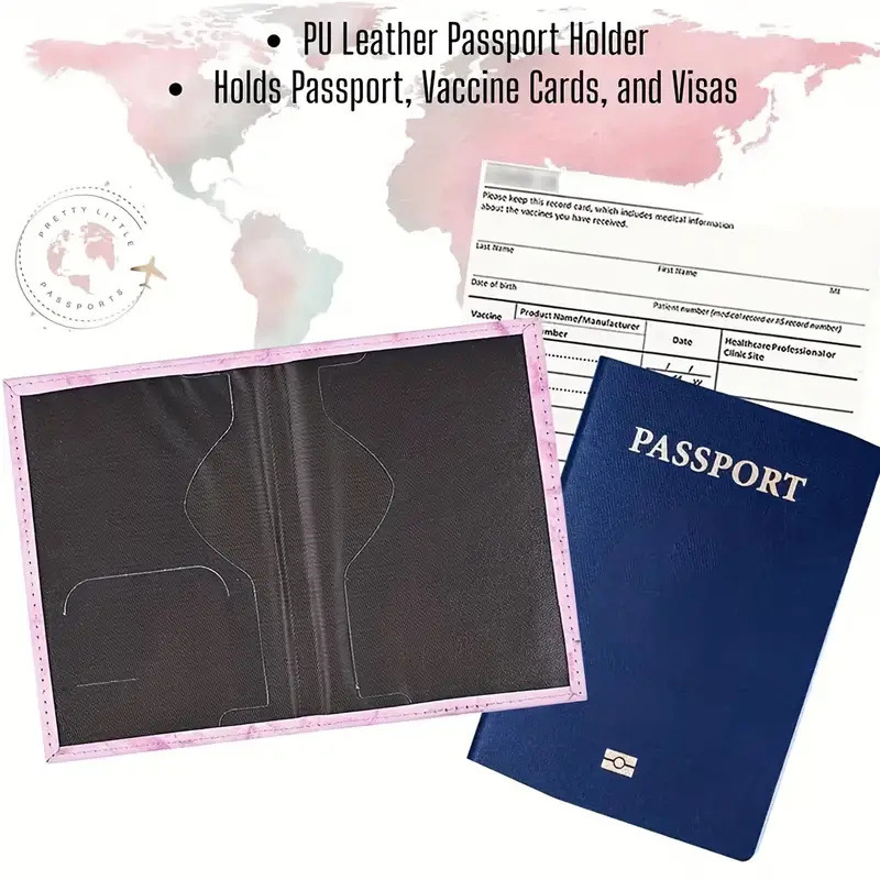 Porta Passaporto in Pelle PU R - Embroidery Font recensione e prezzo