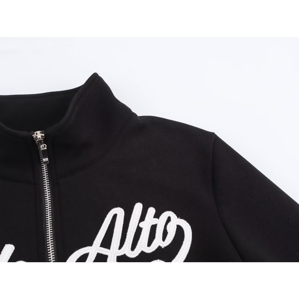 Set sportivo college nero da d - Embroidery Jacket recensione e prezzo