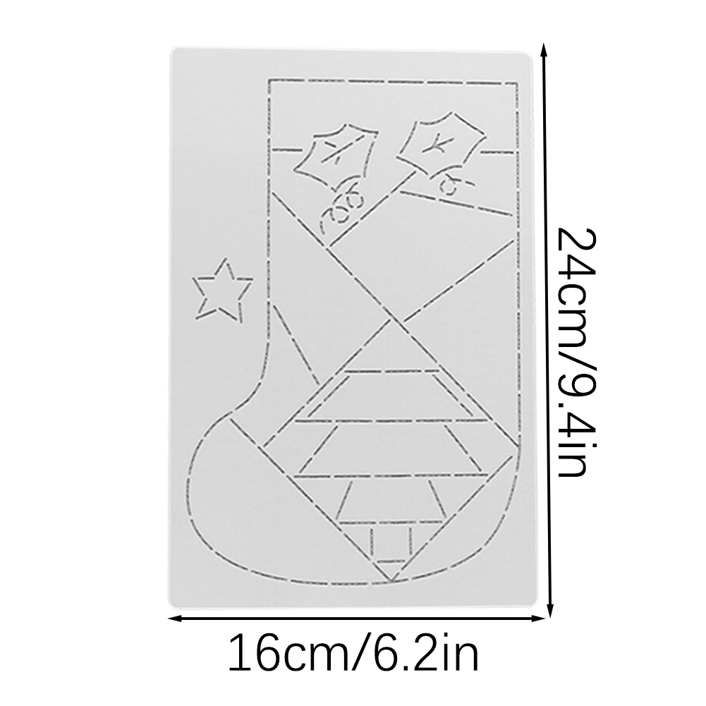 Fai da te calza di Natale patc - Embroidery Xmas Stocking recensione e prezzo